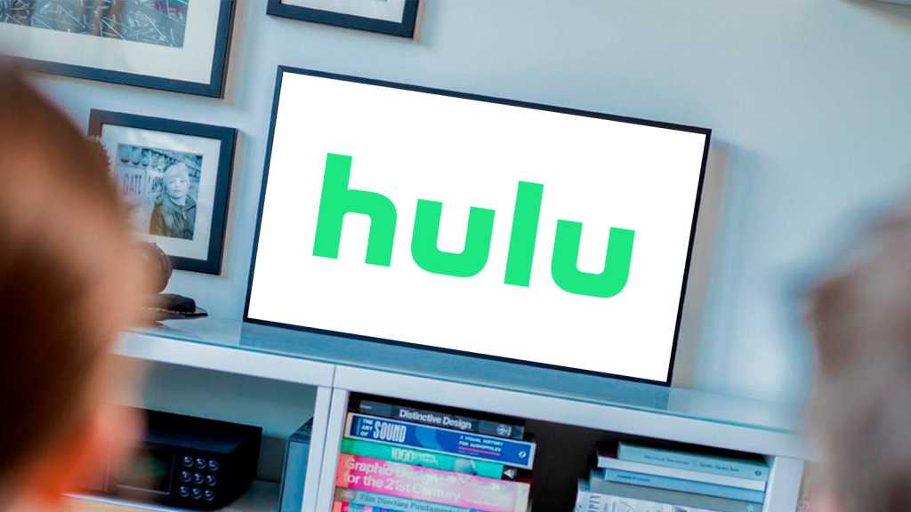 Logo de Hulu en una TV