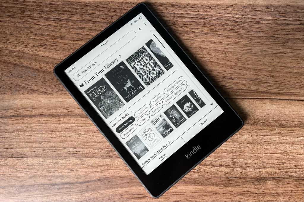 Kindle Paperwhite e-reader