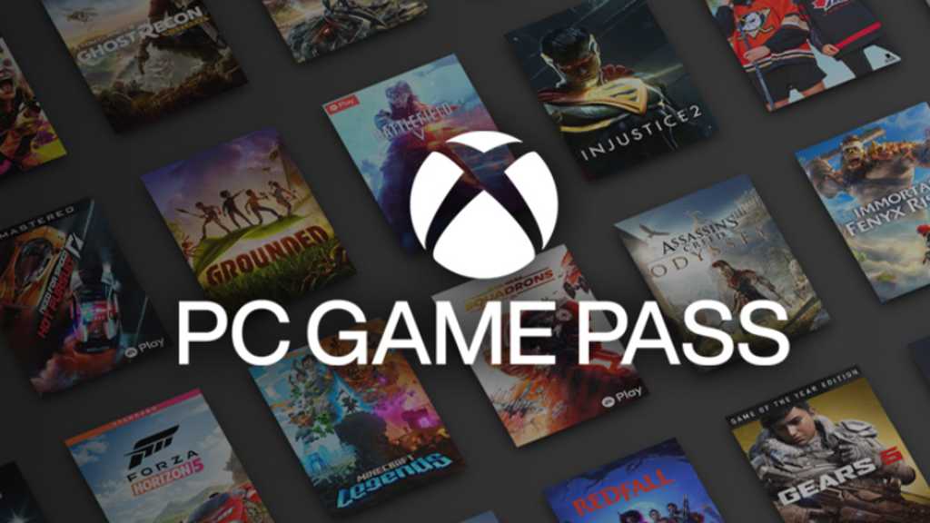 PC Game Pass logo and games