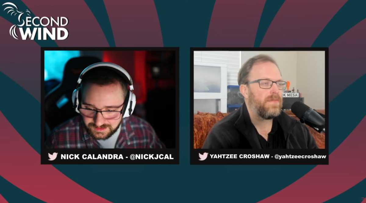 Second Wind live stream announcement, Calandra and Croshaw