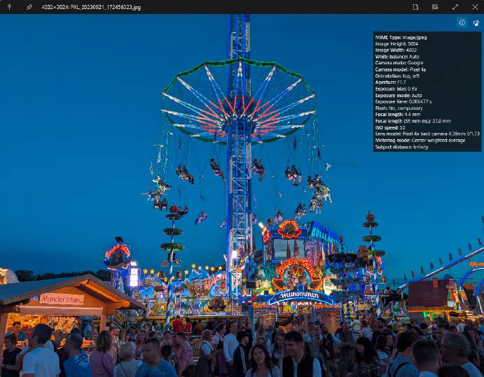 Quicklook bringt eine Mac-Funktion auf den PC: Nach dem Drücken der Leertaste zeigt das Tool eine vergrößerte Vorschau auf eine Bilddatei an. Auf Wunsch blendet es noch Zusatzinformationen ein.
